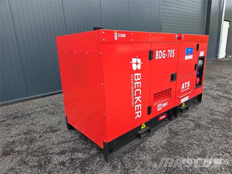 Becker BDG-70S 56KW/70KVA Generator Set (Unused) Дизельні генератори
