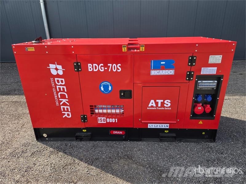 Becker BDG-70S 56KW/70KVA Generator Set (Unused) مولدات ديزل