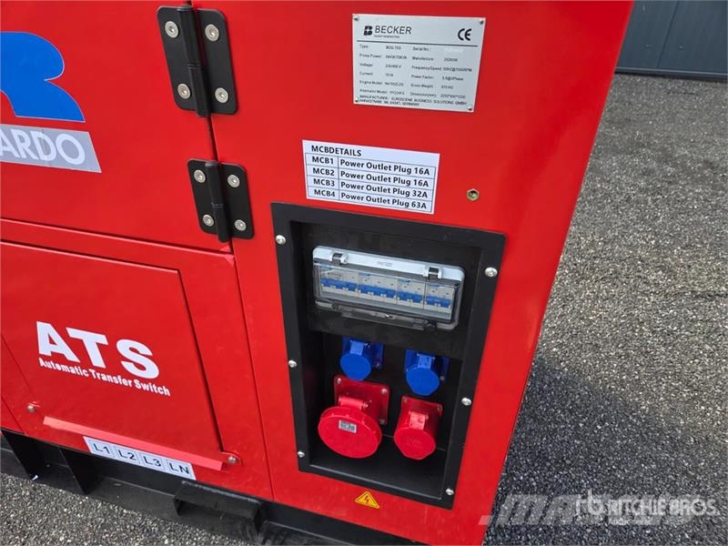 Becker BDG-70S 56KW/70KVA Generator Set (Unused) مولدات ديزل
