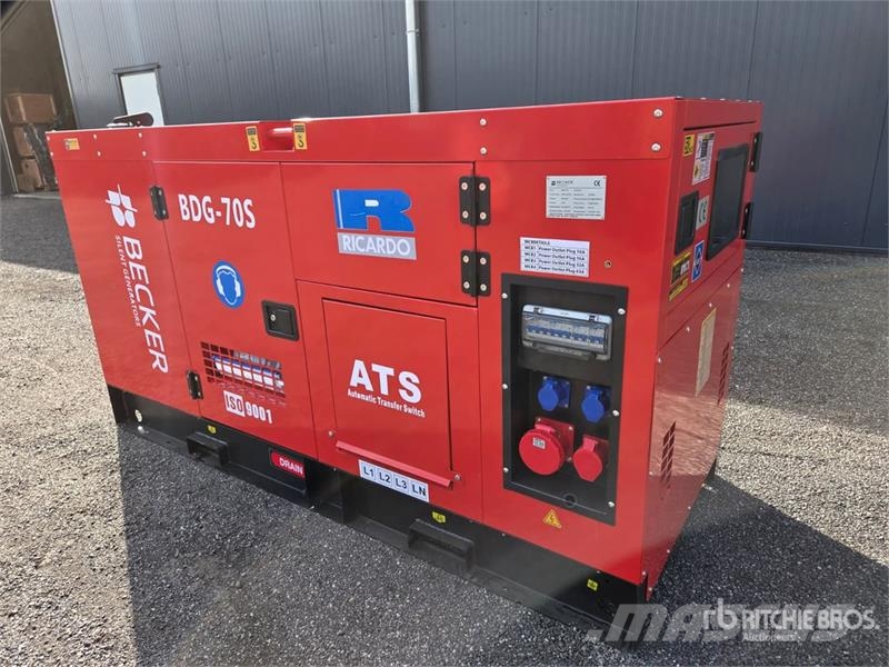 Becker BDG-70S 56KW/70KVA Generator Set (Unused) مولدات ديزل