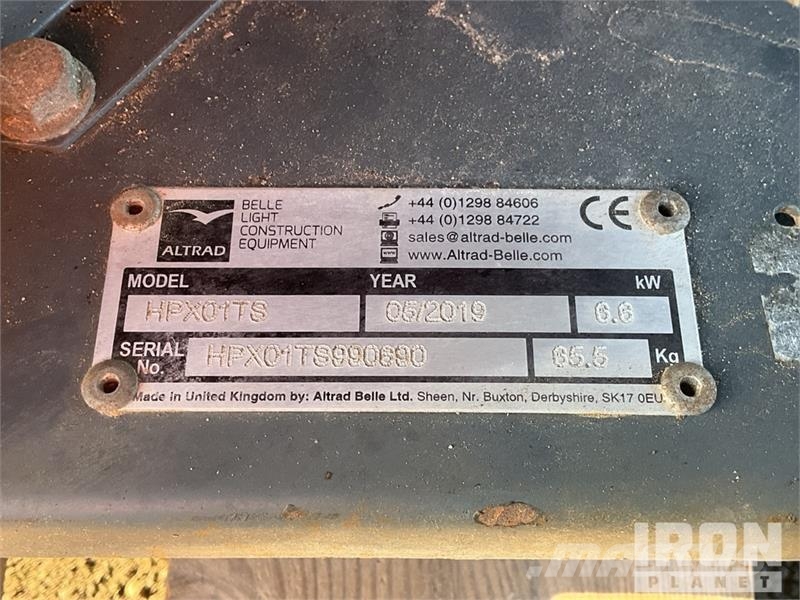 Belle HPX01TS Hydraulic Power Pack Martelos de empilhamento hidráulico