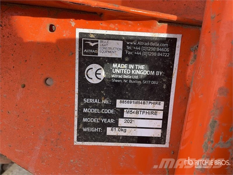 Belle M54B Portable Concrete Mixer Bétonnière
