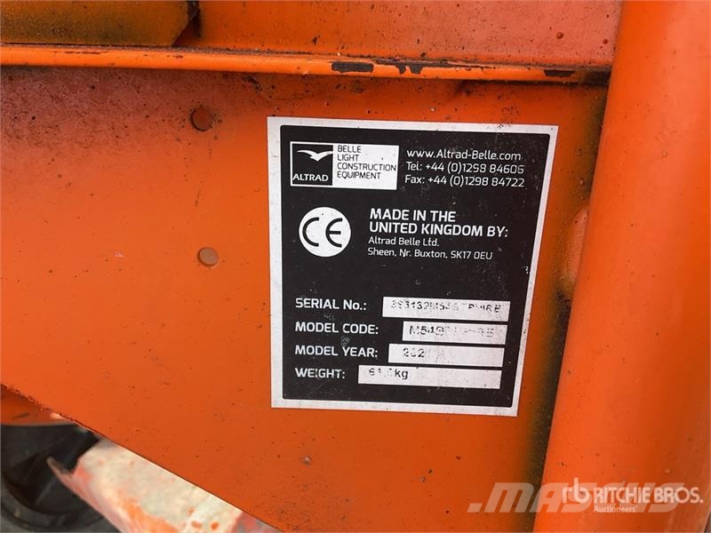 Belle M54B Portable Concrete Mixer Bétonnière