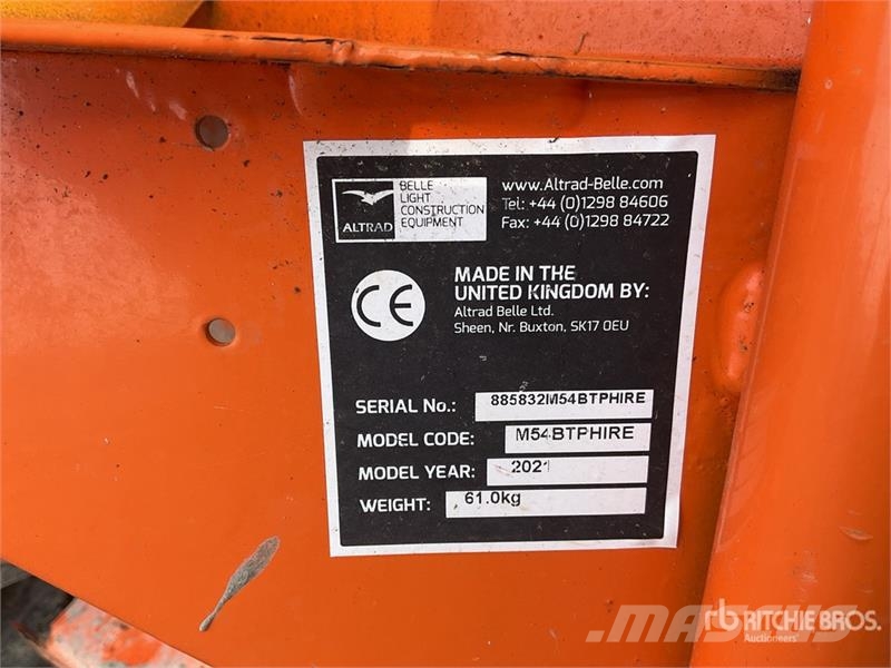 Belle M54B Portable Concrete Mixer Polovne mešalice