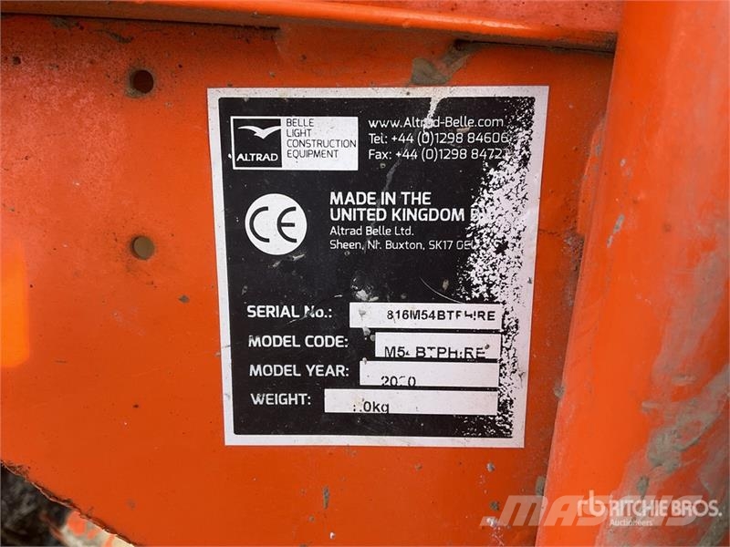 Belle M54B Portable Concrete Mixer Bétonnière