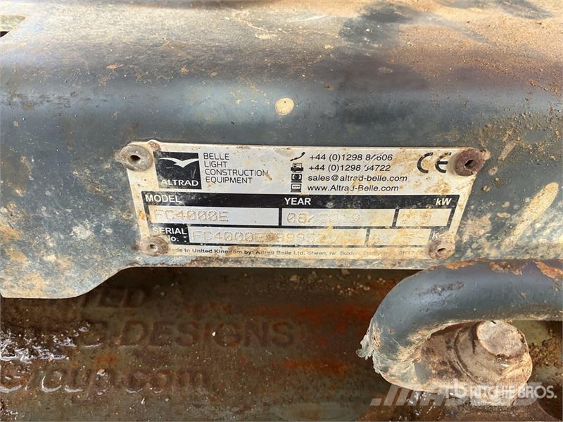 Belle of (2) Belle FC4000E Vibratory Plate Compactor Plate compactors