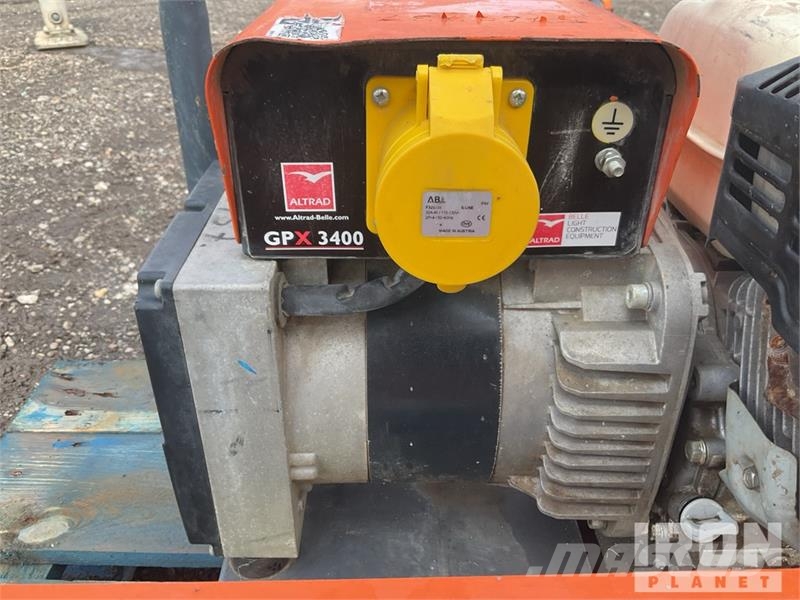 Belle of (2) Belle G3401S 3.7 kVA Mobile Generator Set Diesel generatoren