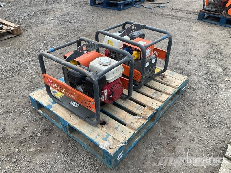 Belle of (2) Belle GPX 3400 3.4 kVA Mobile Generator Set Diiselgeneraatorid