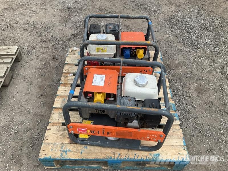 Belle of (2) Belle GPX 3400 3.4 kVA Mobile Generator Set Diiselgeneraatorid