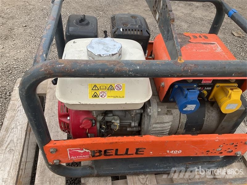 Belle of (2) Belle GPX 3400 3.4 kVA Mobile Generator Set Dīzeļģeneratori