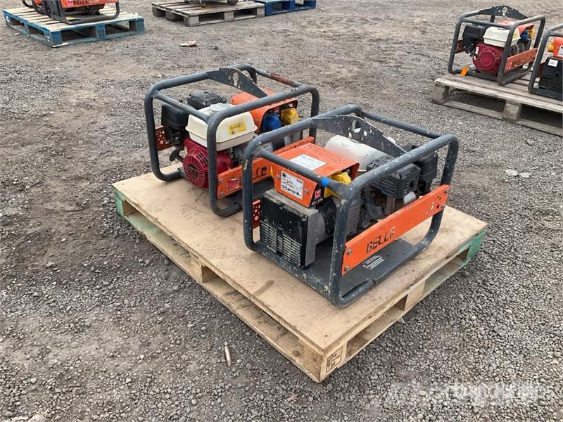 Belle of (2) Belle GPX 3400 3.4 kVA Mobile Generator Set Dīzeļģeneratori