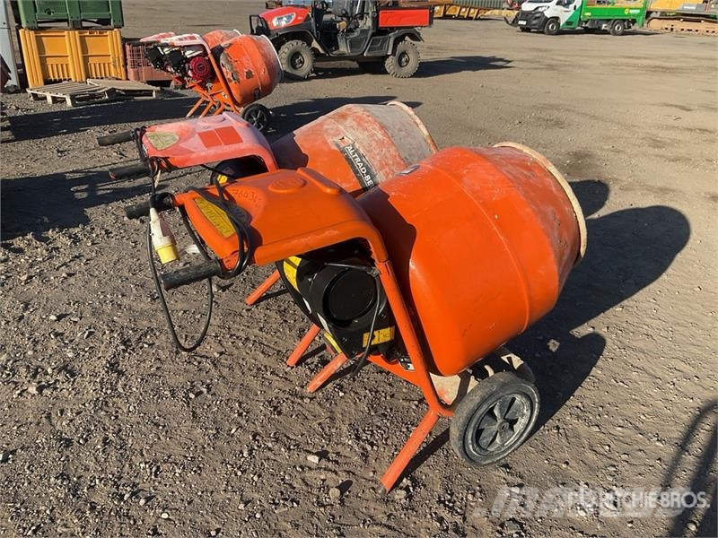 Belle of (2) Belle M12 Electric Portable Concrete Mixer Betong/sement blandere