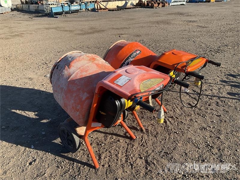 Belle of (2) Belle M12 Electric Portable Concrete Mixer Betong/sement blandere