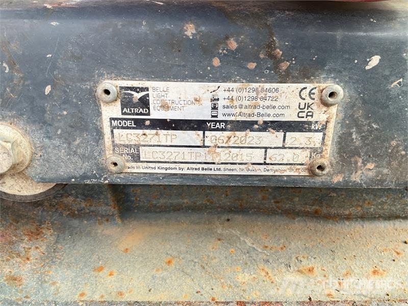 Belle of (2) Belle Vibratory Plate Compactor Vibratori