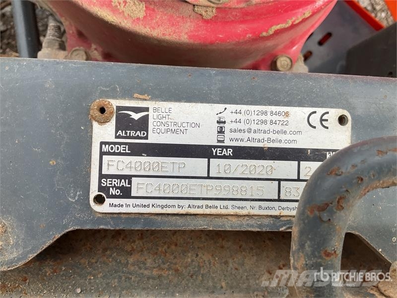 Belle of (2) Belle Vibratory Plate Compactor Vibratori
