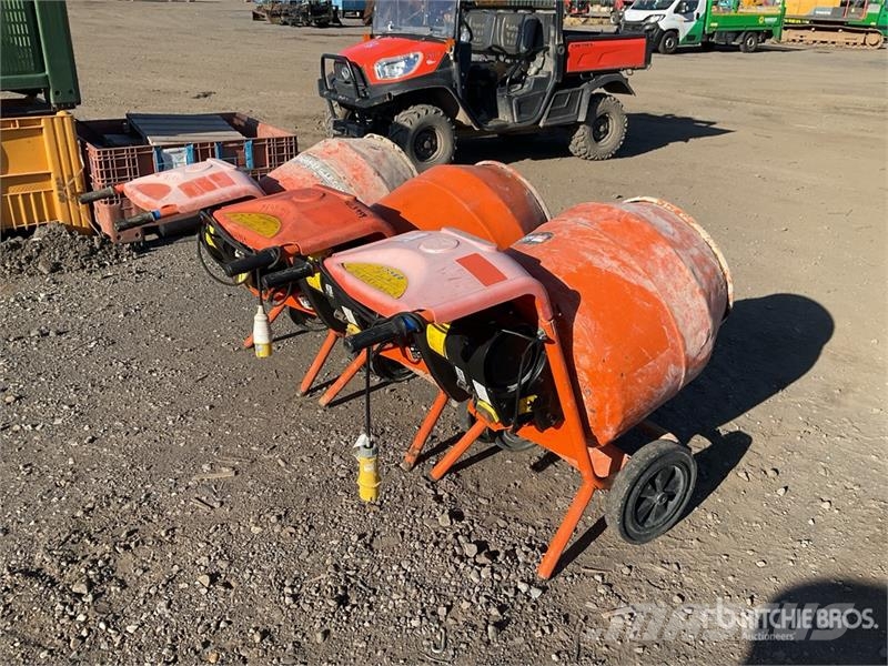 Belle of (3) Belle Electric Portable Concrete Mixer Betong/sement blandere