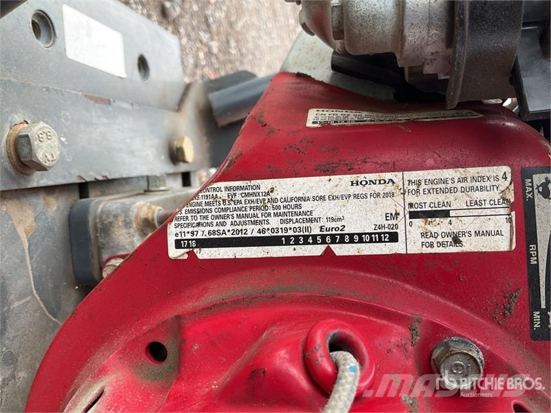 Belle of (3) Belle FC4000E Vibratory Plate Compactor Vibratori