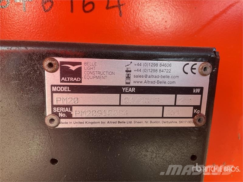 Belle PM20 Portable Concrete Mixer Бетонозмішувачі