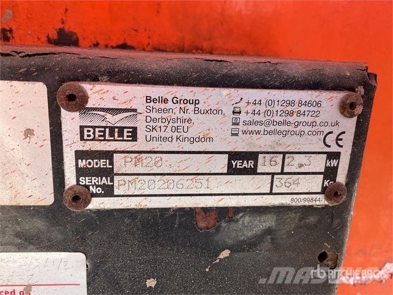 Belle PM20 Portable Concrete Mixer Betonski/ žbukarski mikseri
