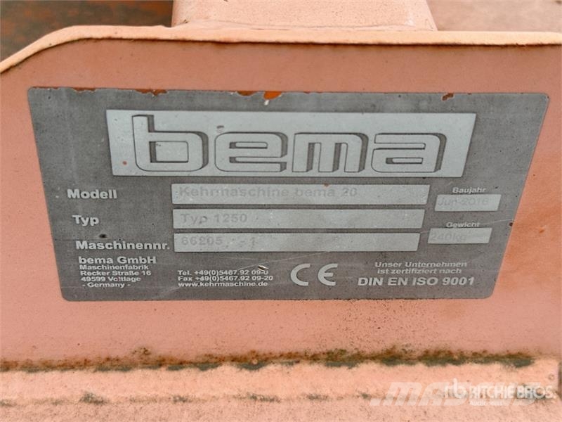Bema 1250 Balayeuse Floor Sweeper Egyéb betakarító felszerelések