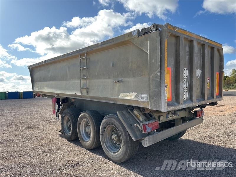 Benalu C34 Tri/A Semi Remorque benne basculante- End Dump Remorque benne