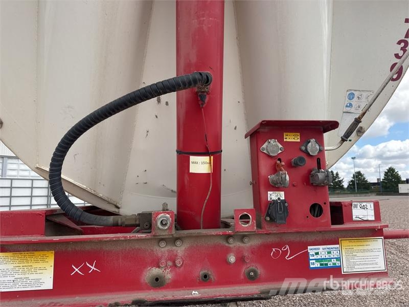 Benalu C34CMS01 Semi-Remorque Benne Ronde 3 Essieux Tri/A Tipper trailers