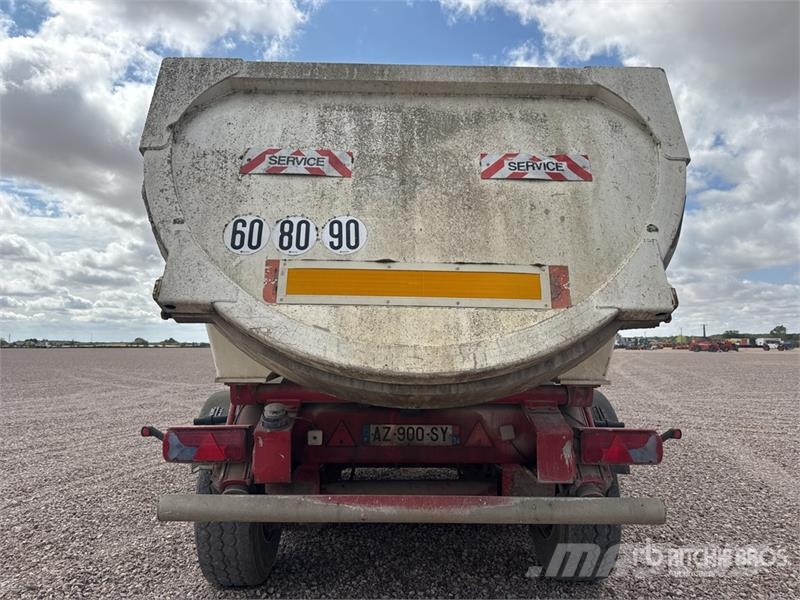 Benalu C34CMS01 Semi-Remorque Benne Ronde 3 Essieux Tri/A Tipper trailers