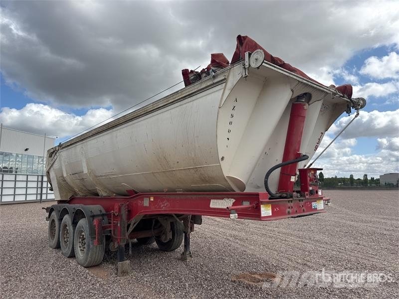 Benalu C34CMS01 Semi-Remorque Benne Ronde 3 Essieux Tri/A Tipper trailers