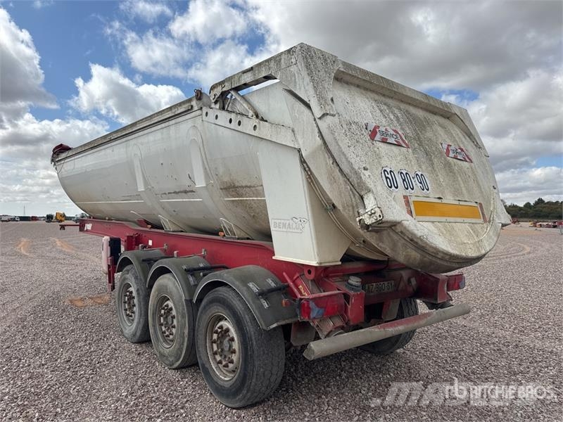 Benalu C34CMS01 Semi-Remorque Benne Ronde 3 Essieux Tri/A Tipper trailers