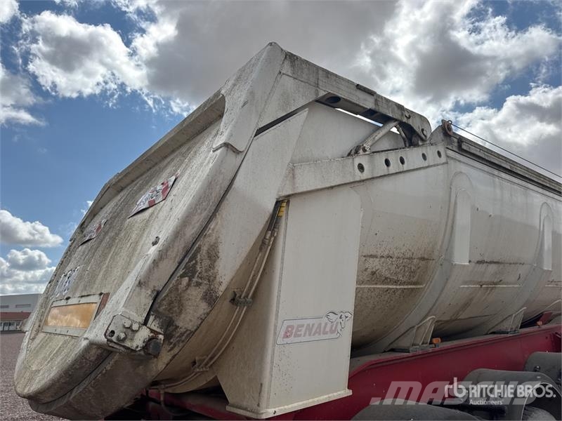 Benalu C34CMS01 Semi-Remorque Benne Ronde 3 Essieux Tri/A Tipper trailers