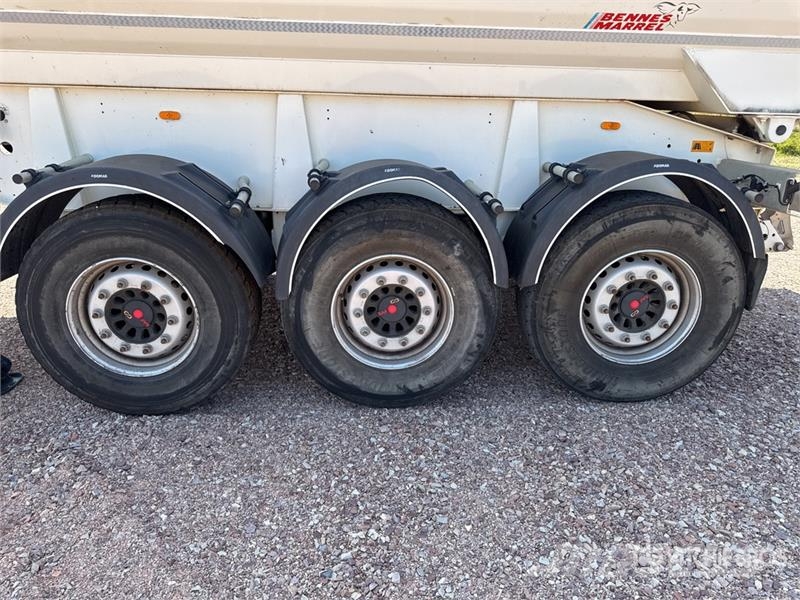 Benalu C3910C2AB Tri/A Semi-Remorque Benne 3 Essieux End Tipper trailers