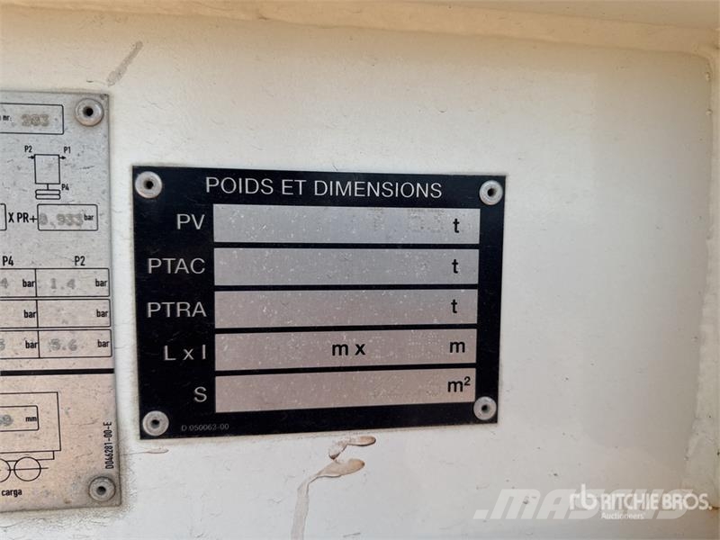 Benalu C3910C2AB Tri/A Semi-Remorque Benne 3 Essieux End Tipper trailers