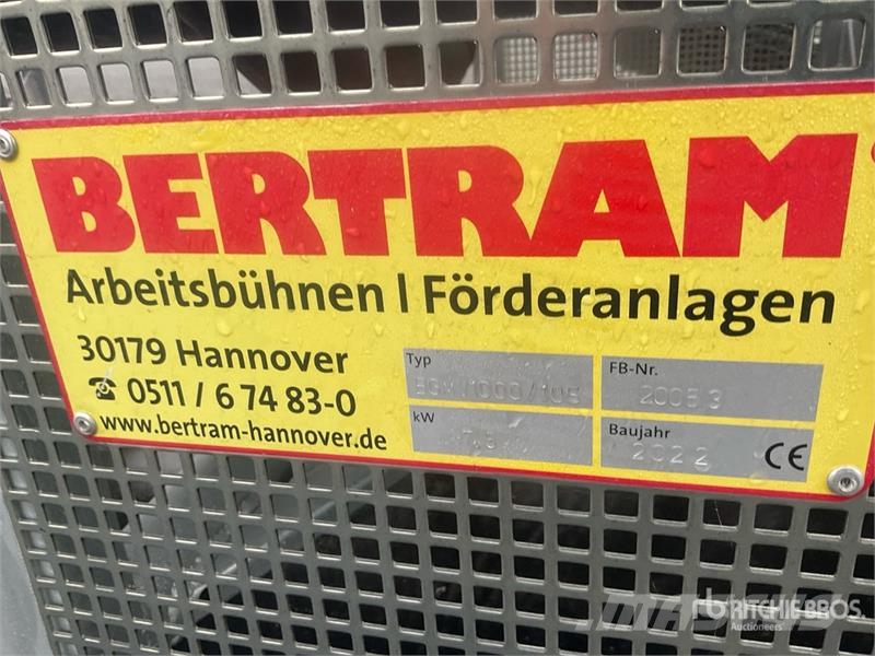 Bertram BGMV1000/10S Conveyor Belt Gradbeništvo - drugo