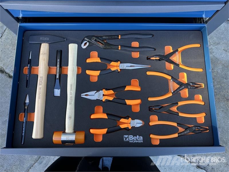 Beta RSC24/7-B5001 Big Professional Blue Grey Tool Cabi Statyba - Kita