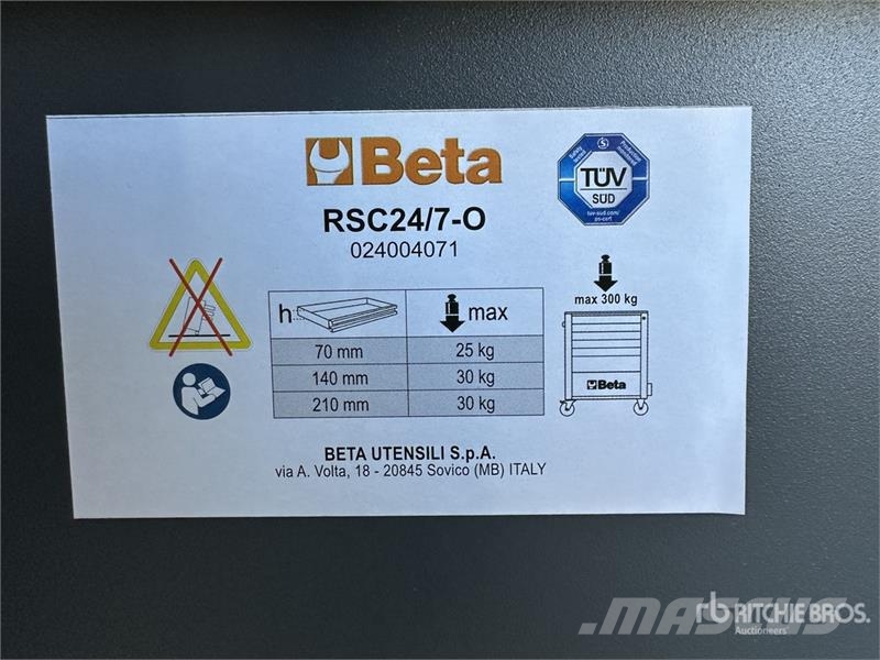 Beta RSC24/7-O Orange Grey Big Professional Tool Cabine Utilaje construcții - Altele