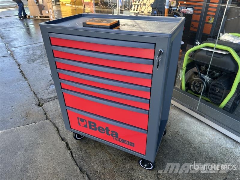 Beta RSC24/7-R Big Professional Red Grey Tool Box (Unus Statyba - Kita