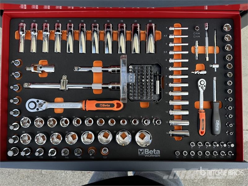 Beta RSC24/7-R Big Professional Red Grey Tool Cabinet ( Diger