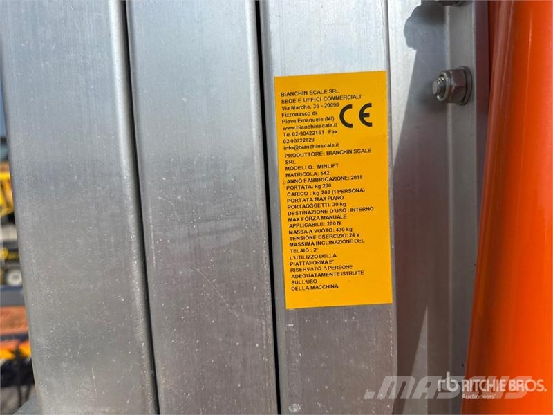  Bianchin Minlift Vertical Mast Lift Vertikalna dvigala