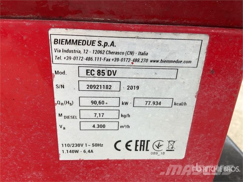Biemmedue BM2 Space Heater Kühl- und Heizsysteme