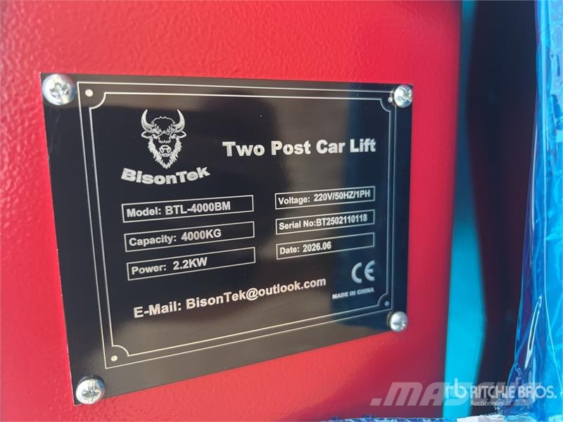 BisonTek BTL-4000BM Qte De Ponts Elevateurs (Non U 其他組件