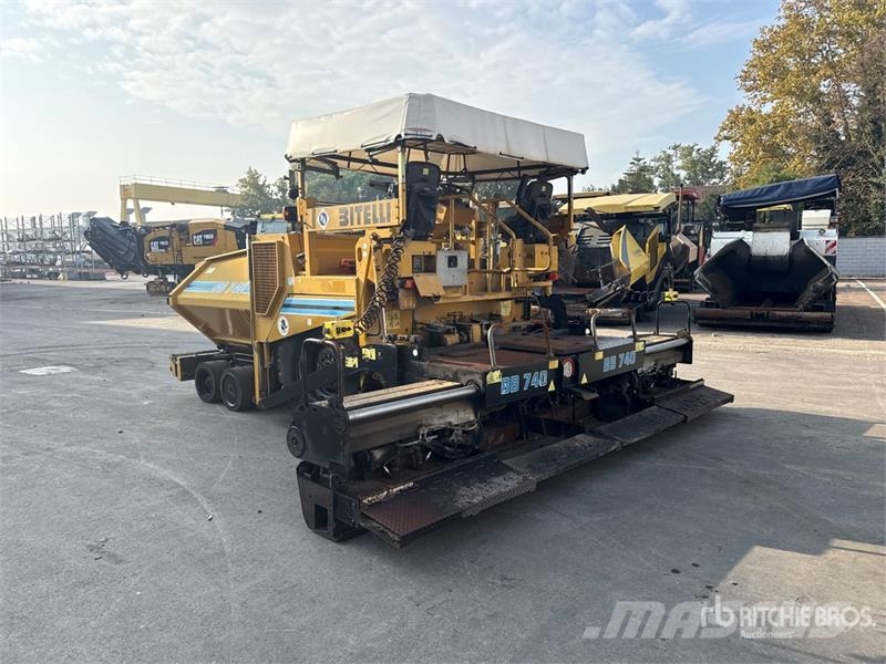 Bitelli BB740DT Wheel Asphalt Paver Asfaltsläggningsmaskiner