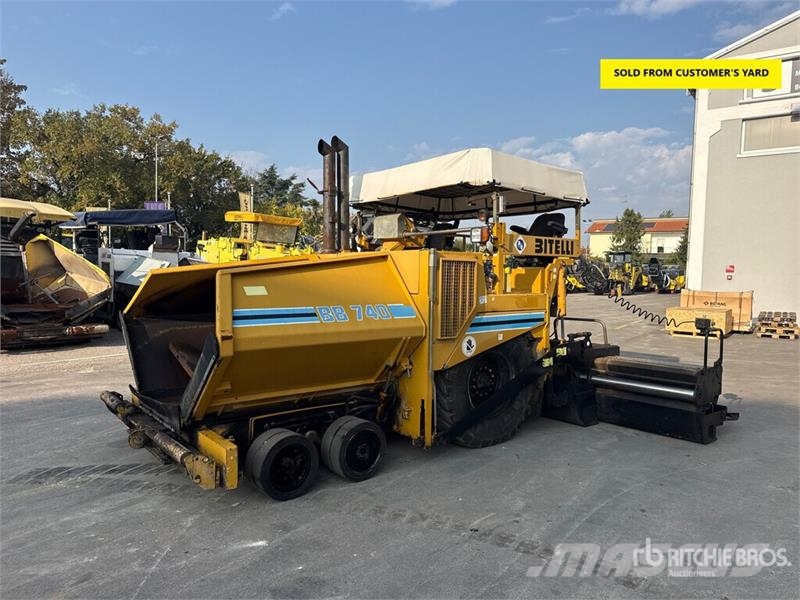 Bitelli BB740DT Wheel Asphalt Paver Asfaltsläggningsmaskiner