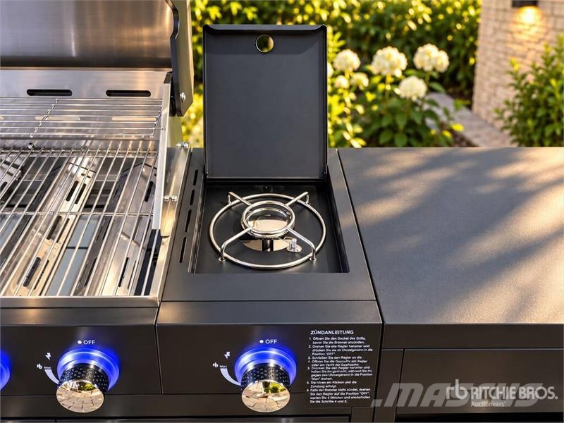  BLACK-POWDER Outdoor-Kitchen-Grillstation ماكينات زراعية - غير ذلك