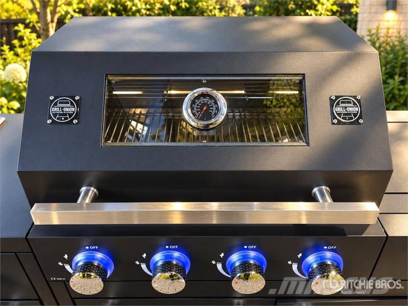  BLACK-POWDER Outdoor-Kitchen-Grillstation ماكينات زراعية - غير ذلك