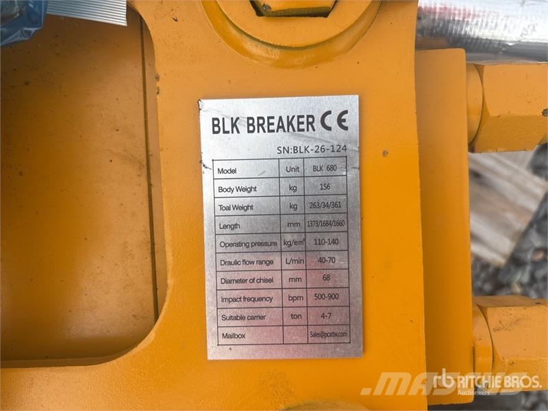 BLK 680 Hydraulic Breaker (Unused) Hüdrohaamrid