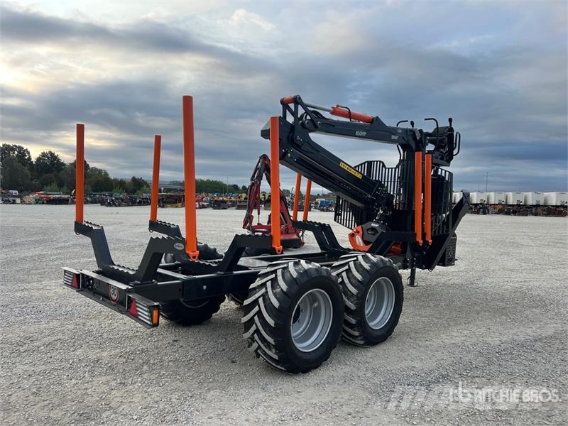 BMF 14T2PRO Forestry Trailer Log Trailer (Unused) Прицепы Лесовозы