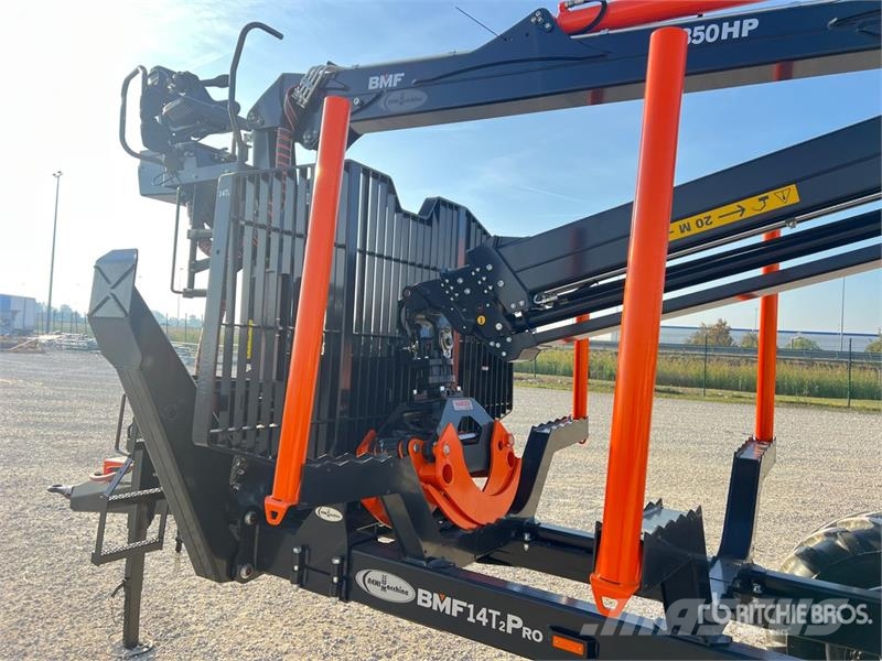 BMF 14T2PRO T/A Forestry Trailer Log Trailer (Unused) Hout-Aanhangers