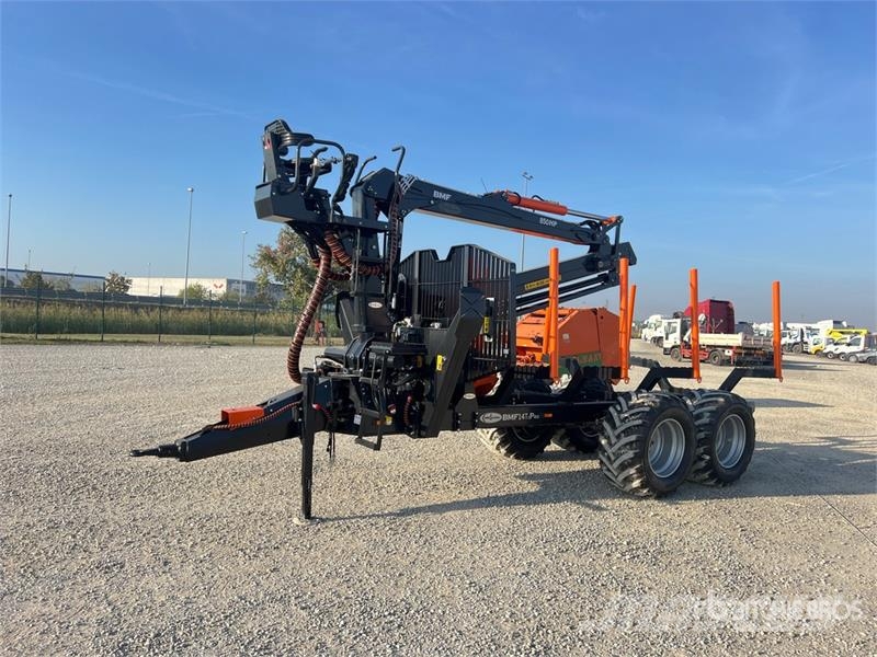 BMF 14T2PRO T/A Forestry Trailer Log Trailer (Unused) Hout-Aanhangers