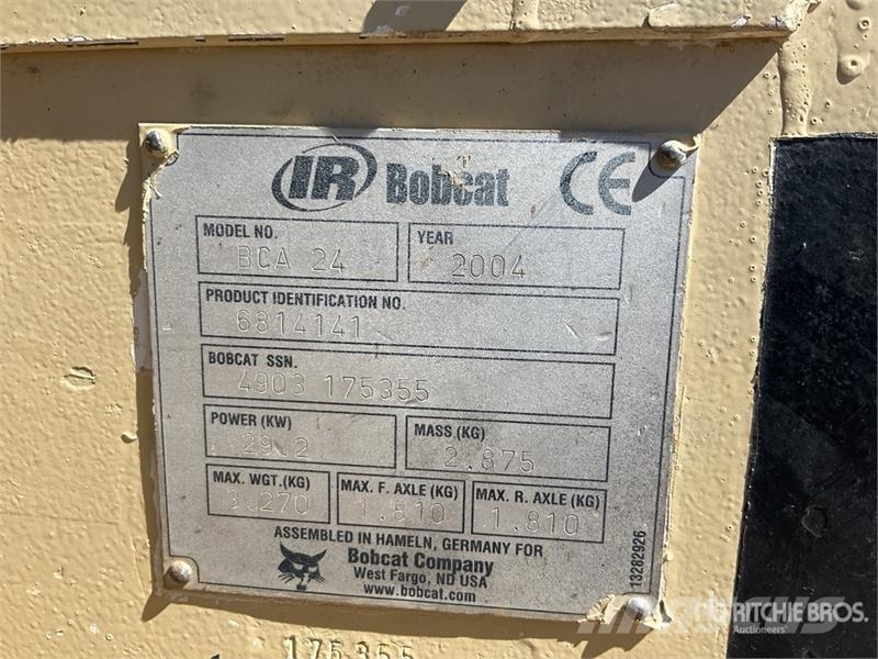Bobcat BCA24 Double Drum Roller مداحل ثنائية الاسطوانة