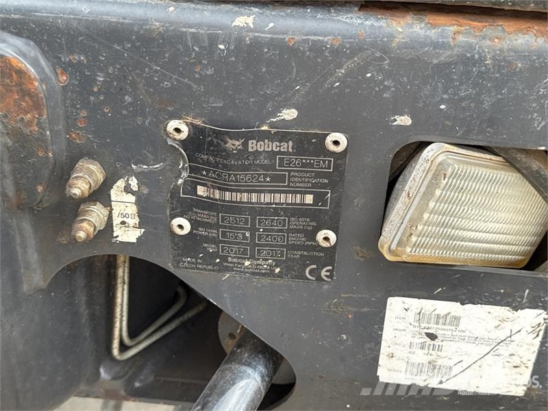 Bobcat E26 EM Mini-Pelle Mini Excavator Mini ekskavatoriai < 7 t